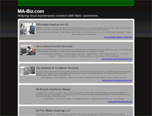 Tablet Screenshot of ma-biz.com